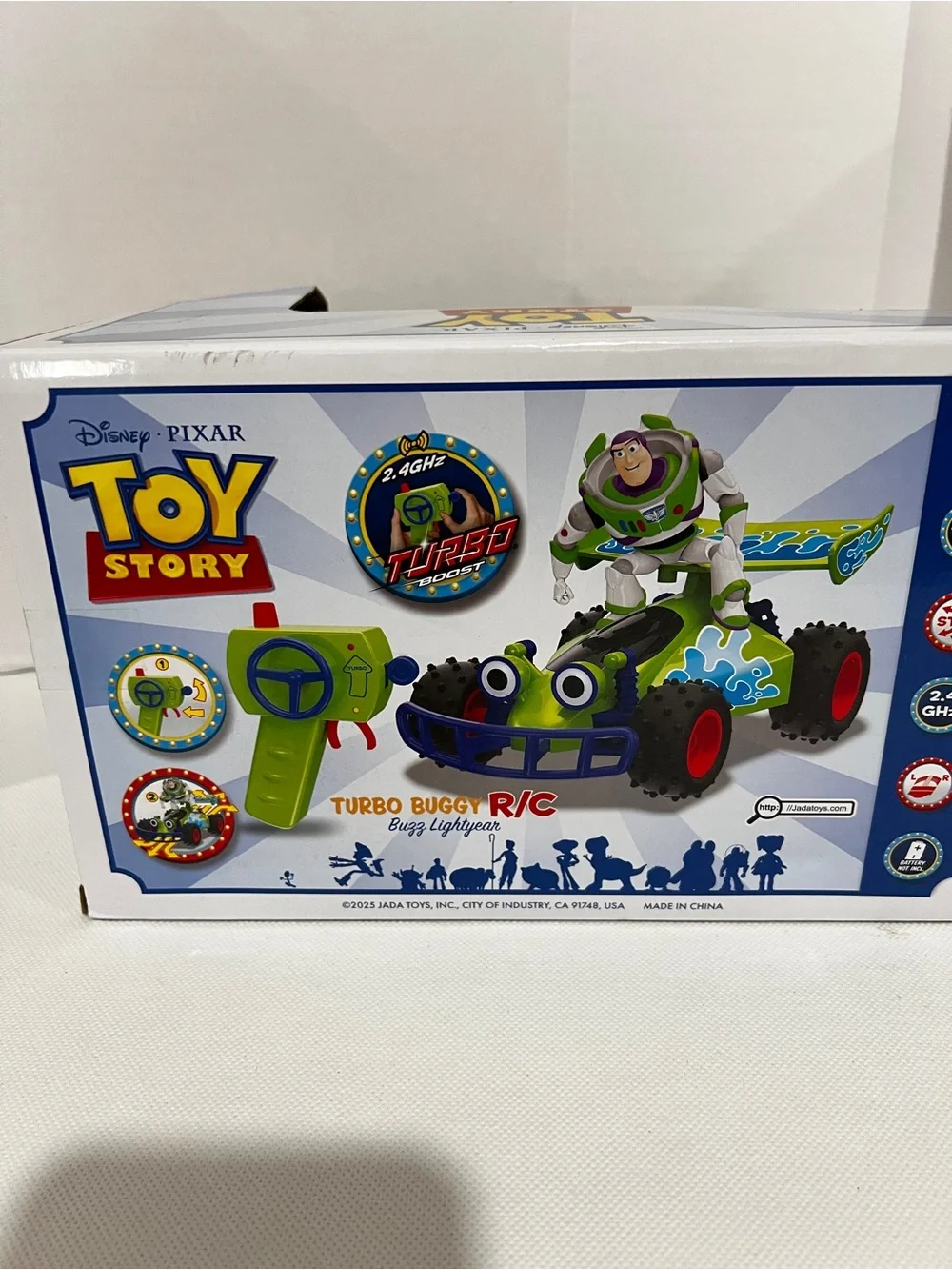 Disney Pixar Toy Story Turbo Buggy R/C Buzz Lightyear Remote Control Car 2.4 Ghz